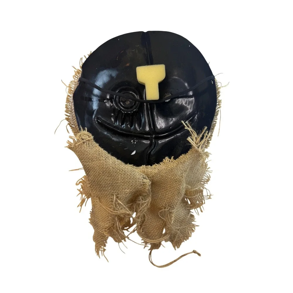 Trick r‎ Treat Sam Burlap Mask Horror Halloween Costume Accessory Button Eye